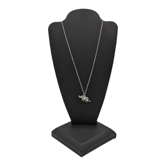 ⭐ FINAL PRICE ⭐ Sloth Silver Tone Necklace - Picture 4 of 7